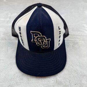 Penn State Lions Hat Lucky Stripes‎ Adjustable Trucker Baseball Cap Vintage